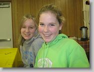 Meredith and Megan at breakfast. (Awwwwww)